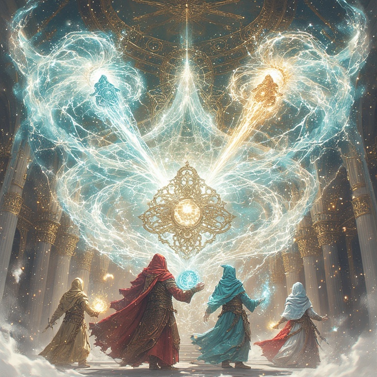 AI-generated image of the Planetary School for Jupiter