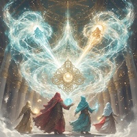 AI-generated image of the Planetary School for Jupiter