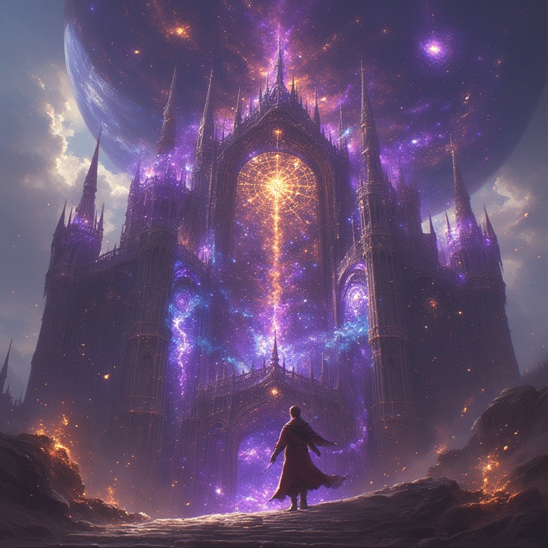 AI-generated image of the Planetary School for Uranus